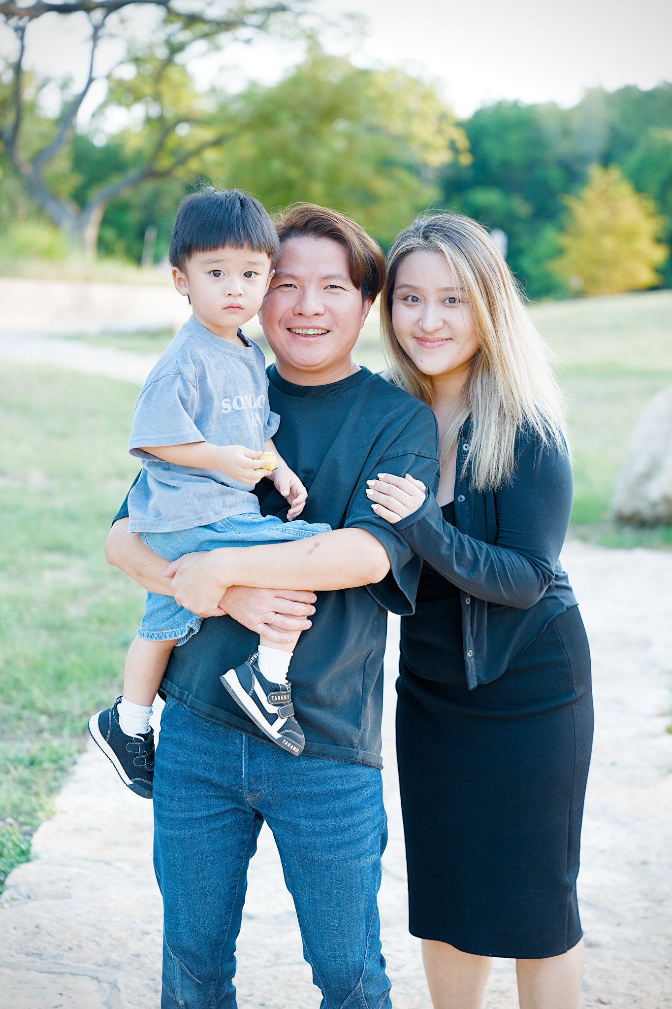 Family portrait, Austin golden hour session