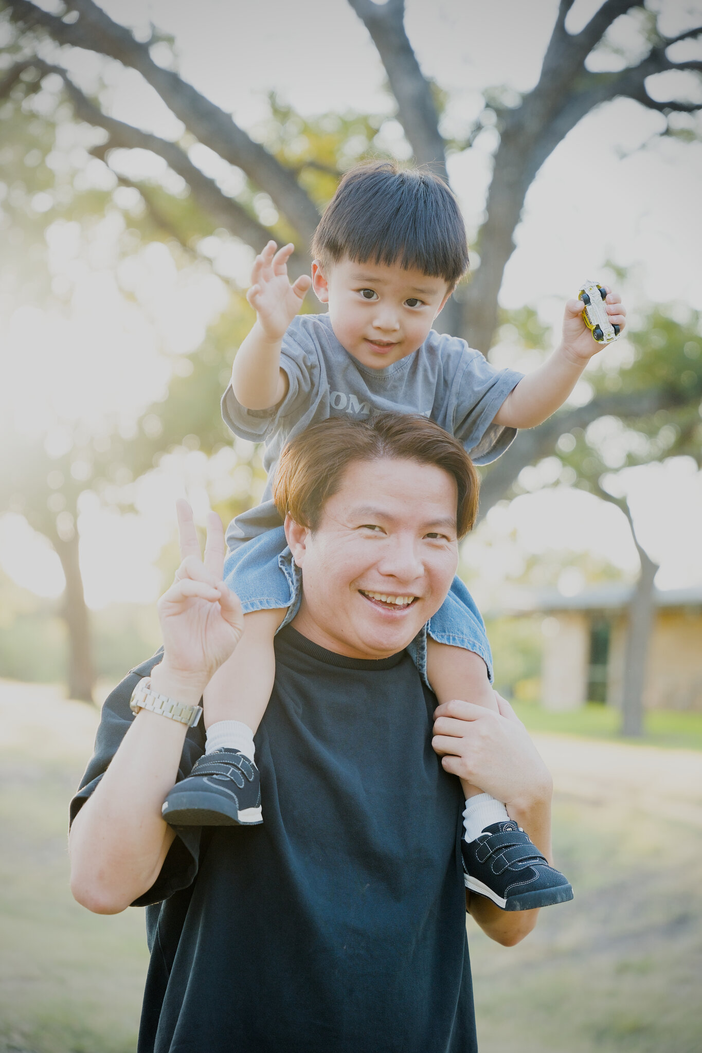 Family portrait, Austin golden hour session