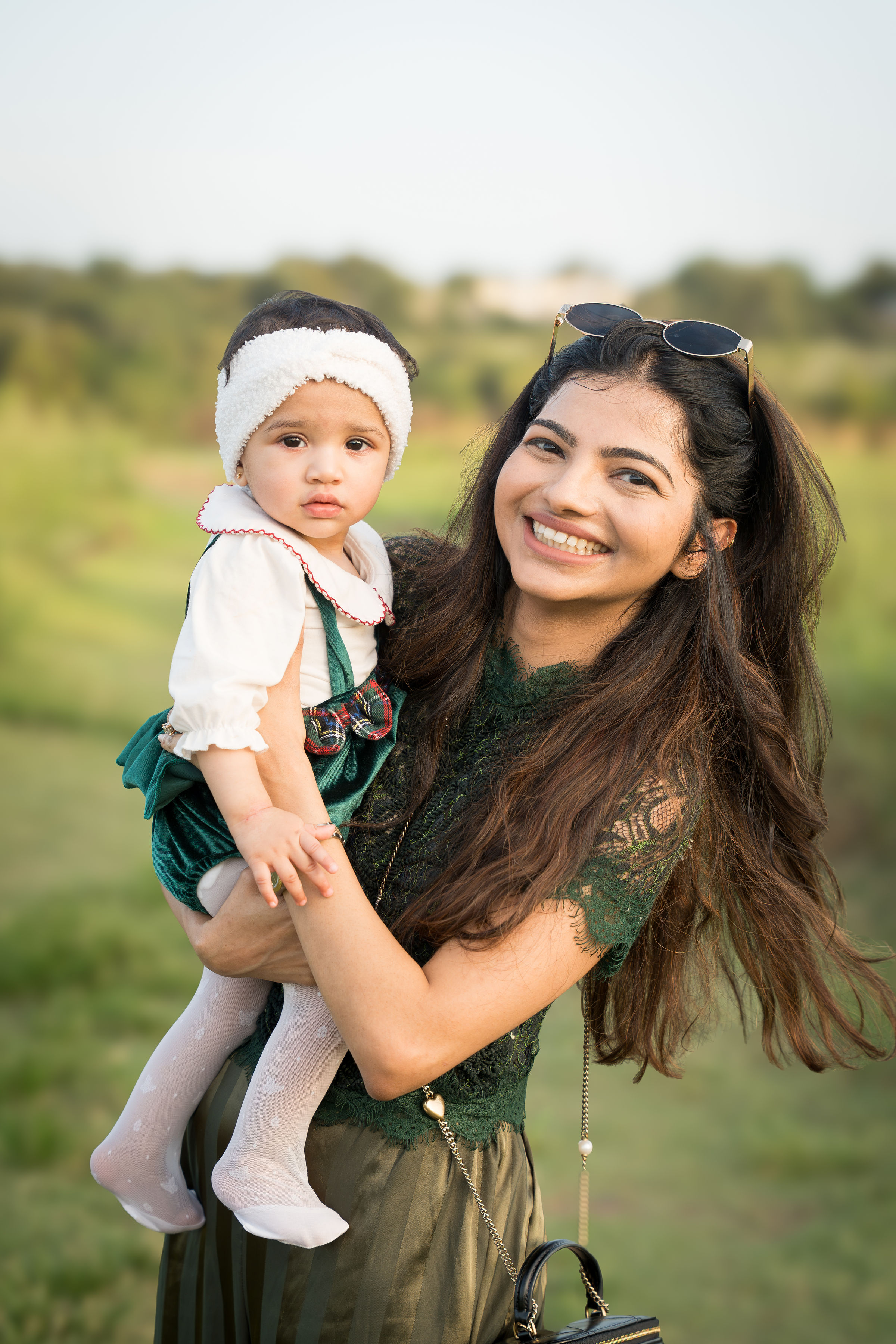 Austin family portrait session at golden hour