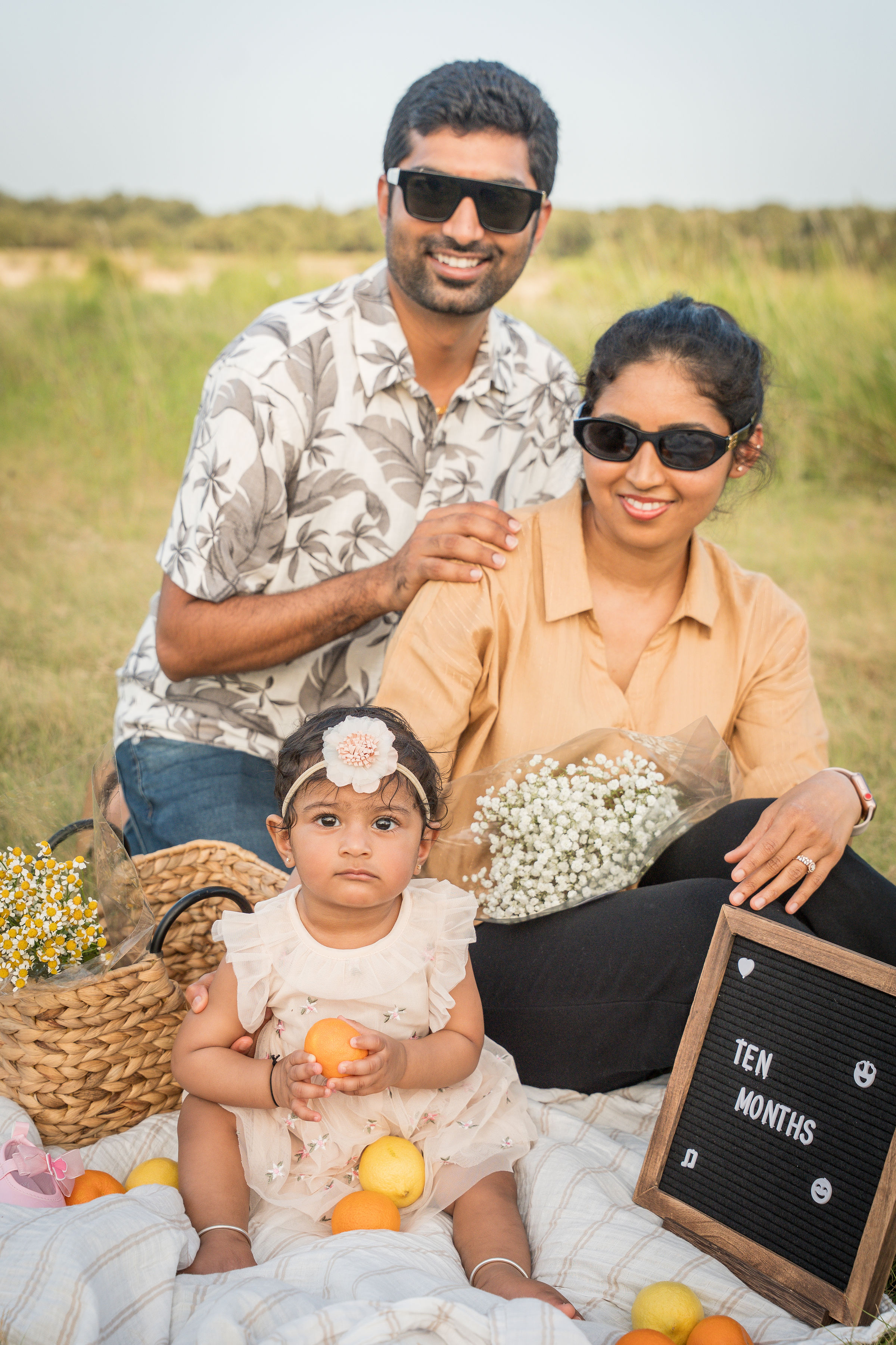 Family portrait, Austin golden hour session