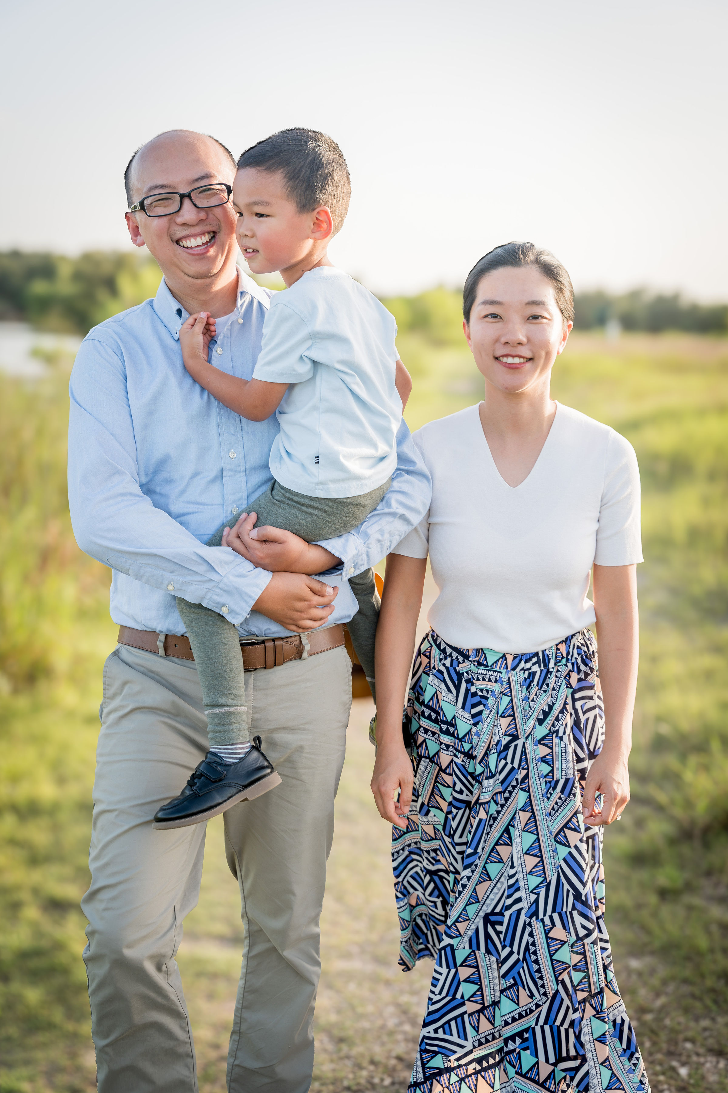 Family portrait, Austin golden hour session