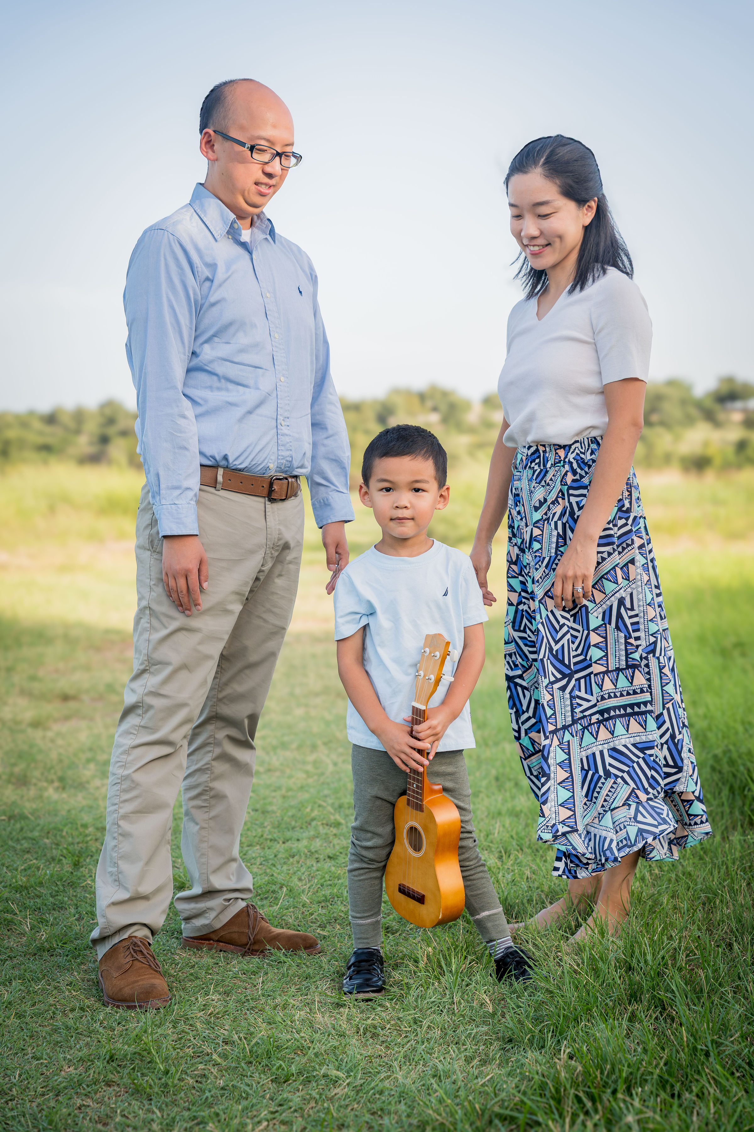 Family portrait, Austin golden hour session