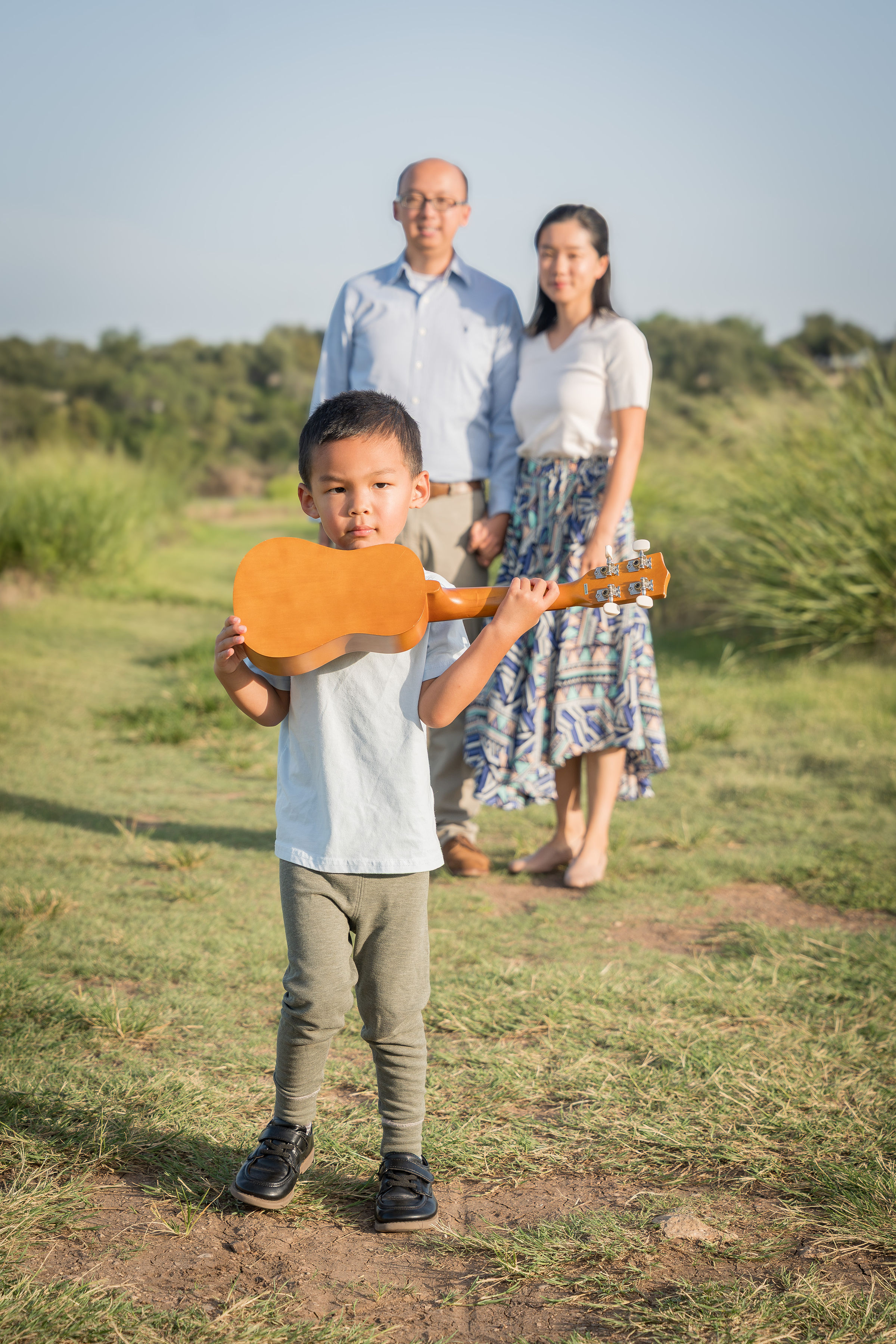Family portrait, Austin golden hour session