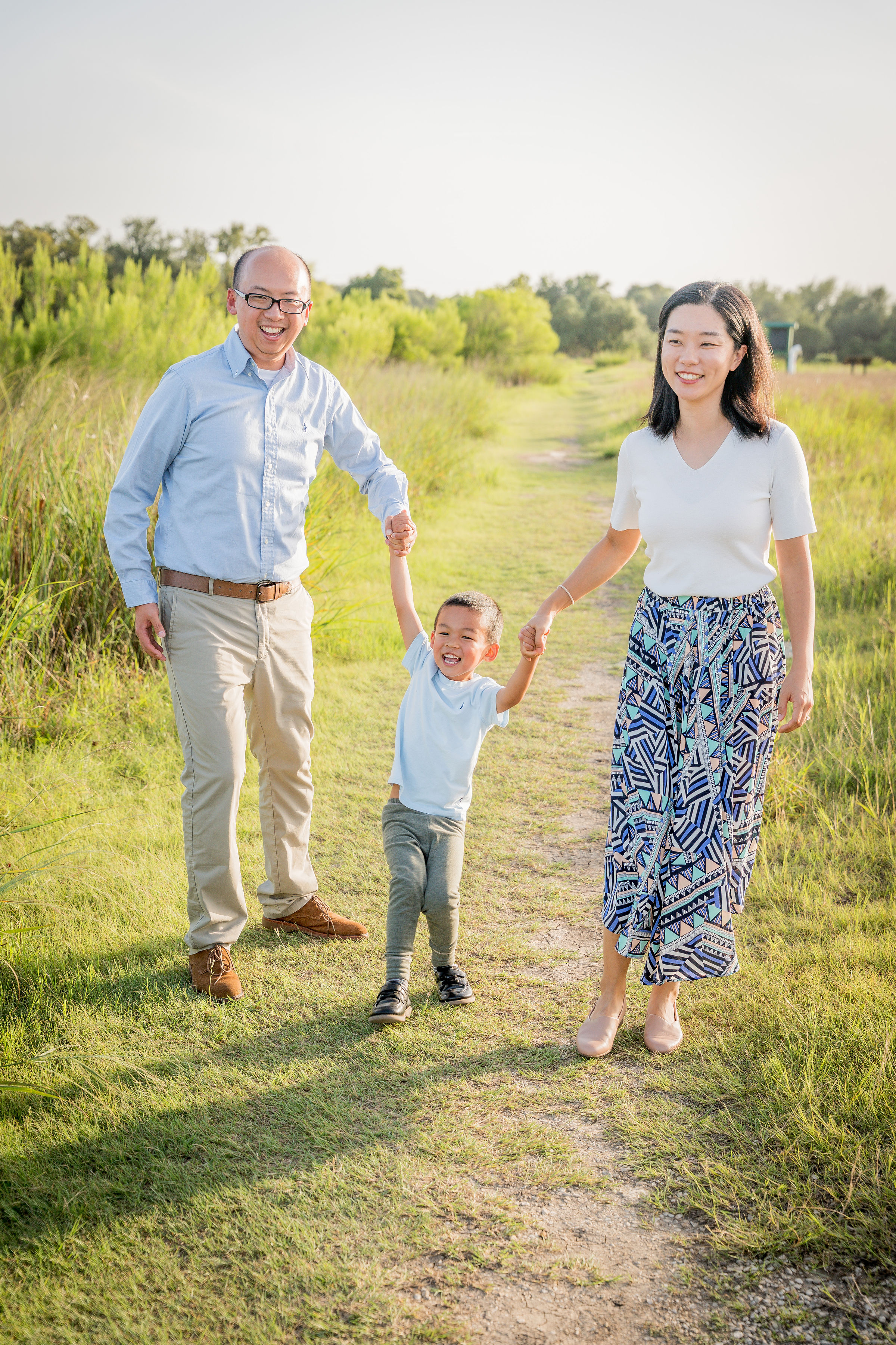 Family portrait, Austin golden hour session