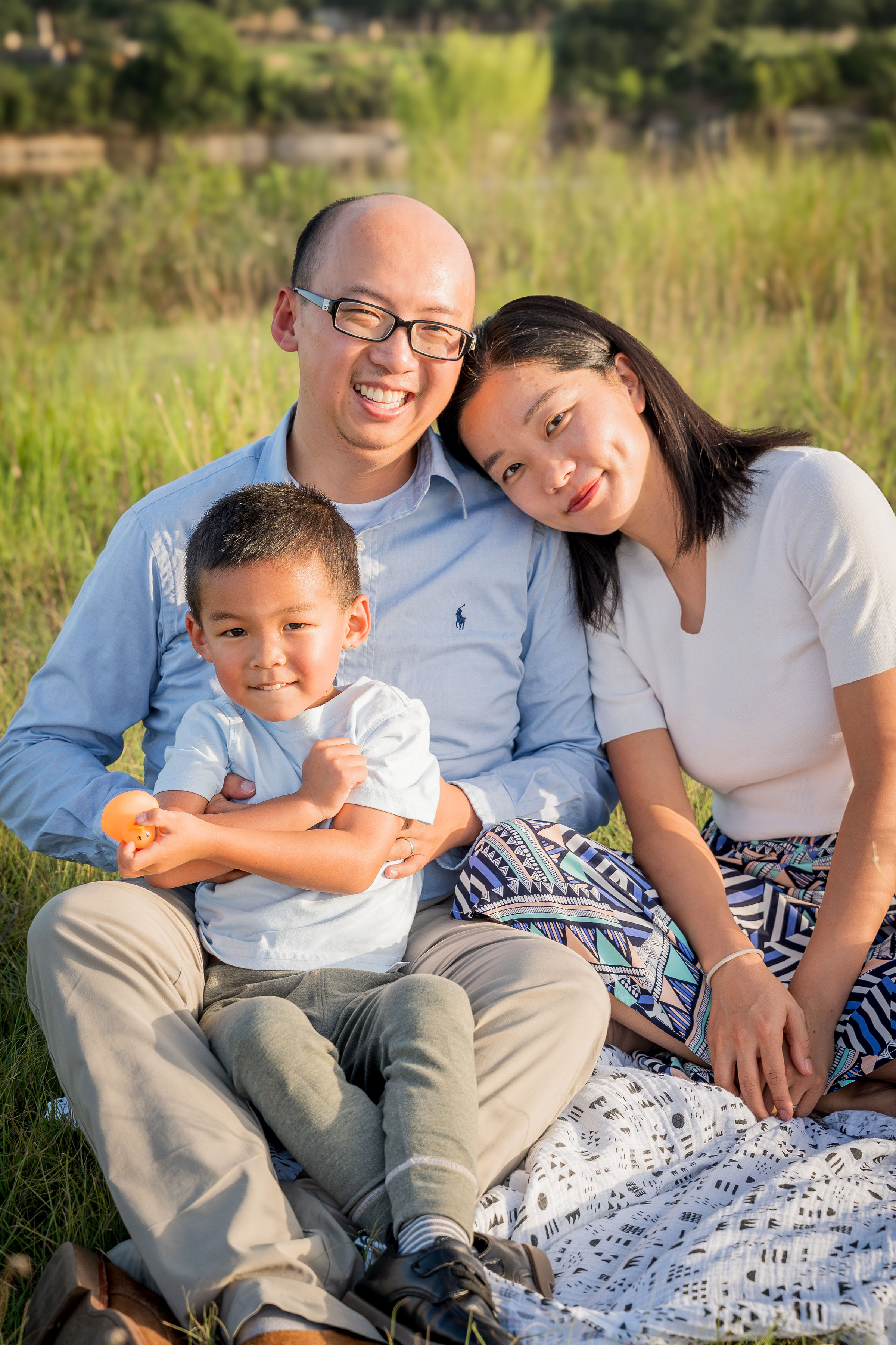 Family portrait, Austin golden hour session